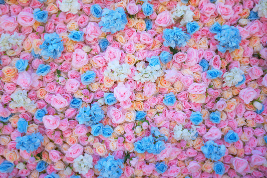 Cotton Candy Flower Wall