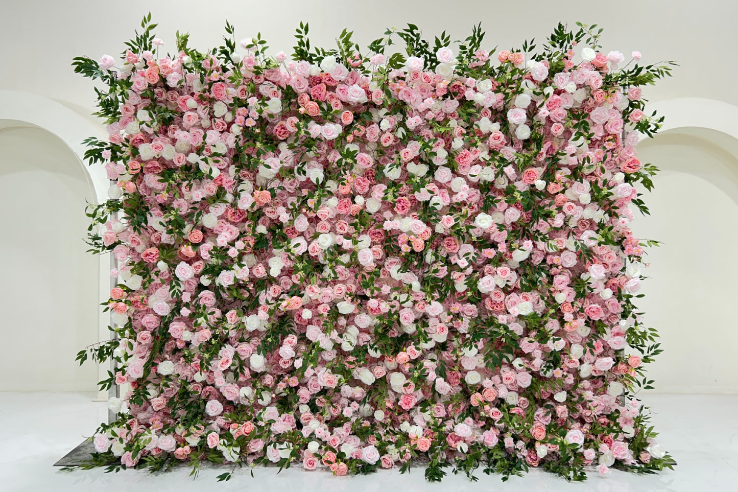 Pretty in Pink Flower Wall