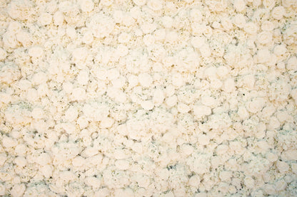 White Pearl Flower Wall